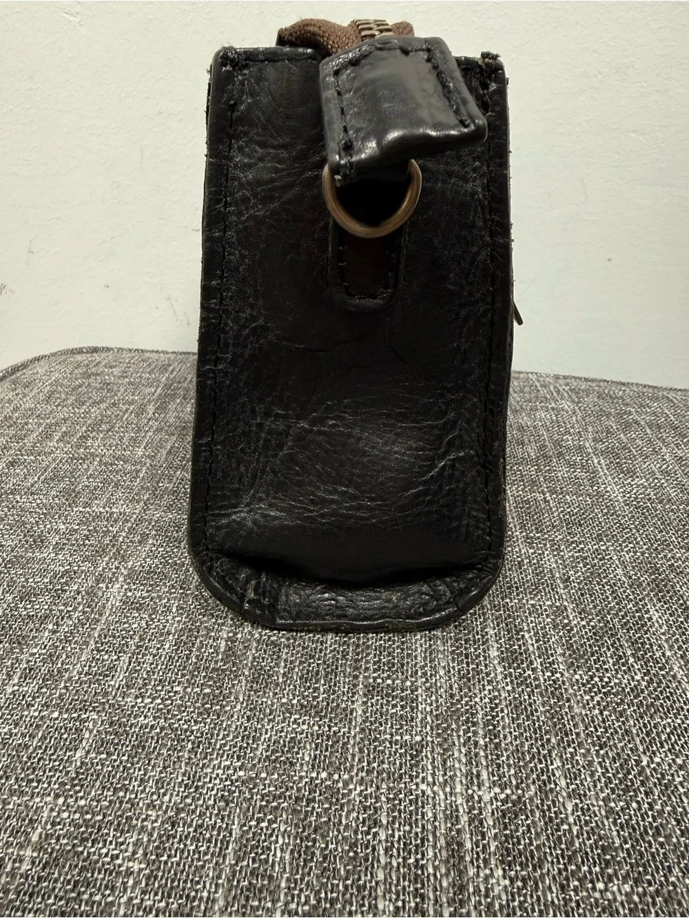 Patricia Nash Turati Black Leather Purse No Crossbody Strap Excellent Condition